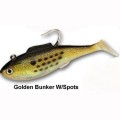 Tsunami Lures Deep Heavy Shad 5" 3 oz 2/Pack (Golden Bunker)